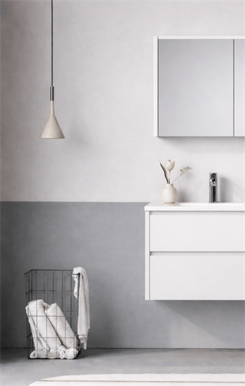 Orka Arno 65 cm Parlak Beyaz Banyo Dolabı Takımı (Çekmeceli) , 5008774