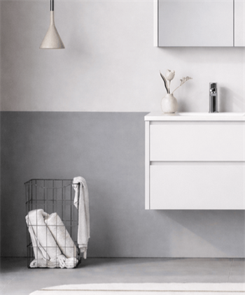 Orka Arno 65 cm Parlak Beyaz Banyo Dolabı Alt Modül ve Lavabo (Çekmeceli) , 5008768