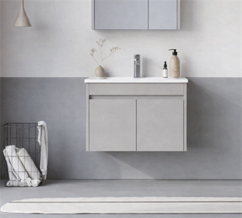 Orka Arno 65 cm Parlak Kaşmir Banyo Dolabı Alt Modül ve Lavabo (Kapaklı) , 5008770