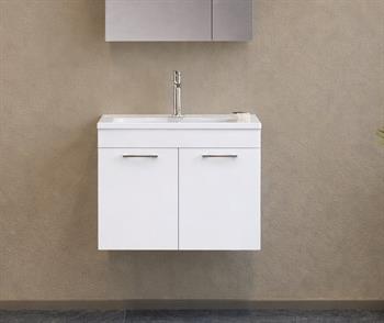 Orka Bafa 60 cm Beyaz Banyo Dolabı Alt Modül ve Lavabo, 5001015