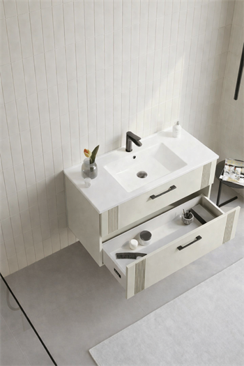 Orka Bari 100 cm Mat Kaşmir Banyo Dolabı Takımı (Dolaplı Ayna) , 5008251