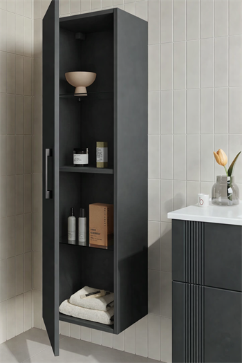 Orka Bari 40 cm Mat Antrasit Boy Dolabı, 3008678