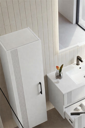 Orka Bari 40 cm Mat Beyaz Boy Dolabı, 3008674