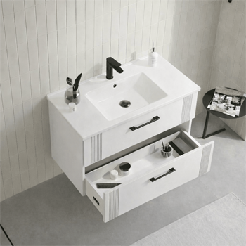 Orka Bari 85 cm Mat Kaşmir Banyo Dolabı Takımı (Dolaplı Ayna) , 5008241