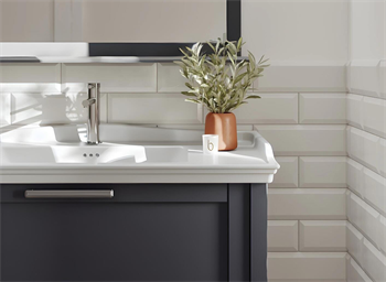 Orka Bastle 100 cm Antrasit Banyo Dolabı Alt Modül ve Lavabo