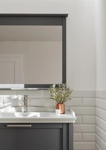 Orka Bastle 100 cm Gri Banyo Dolabı Takımı Ve Boy Dolabı