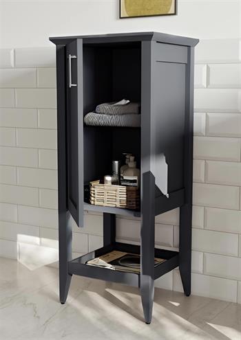 Orka Bastle 47 cm Antrasit Banyo Boy Çamaşır Dolabı