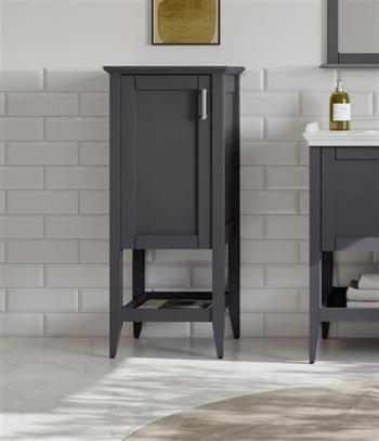 Orka Bastle 47 cm Antrasit Banyo Boy Çamaşır Dolabı