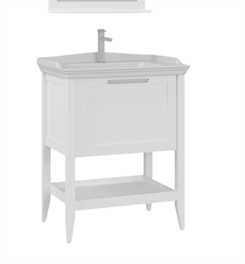 Orka Bastle 65 cm Beyaz Banyo Dolabı Alt Modül ve Lavabo