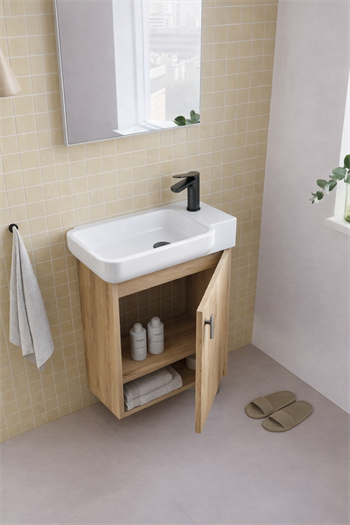 Orka Begonya 55 cm Legnona Banyo Dolabı Takımı