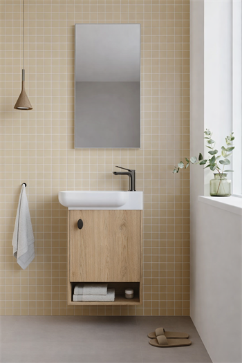 Orka Begonya 55 cm Legnona Banyo Dolabı Takımı