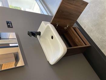 Orka Begonya Banyo Dolabı Takımı, 55 cm, Navaro (Alüminyum Çerçeveli Ayna), 5000062