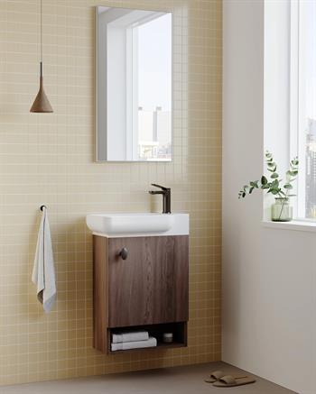 Orka Begonya Banyo Dolabı Takımı, 55 cm, Navaro (Alüminyum Çerçeveli Ayna), 5000062