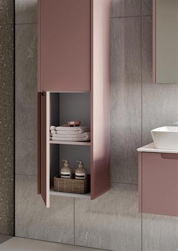 Orka Biella 40 cm Pudra Banyo Boy Çamaşır Dolabı