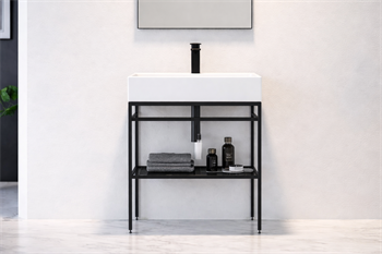 Orka Capetown 60 cm Banyo Dolabı Alt Modül ve Lavabo (Parlak Beyaz Lavabo), 5001122