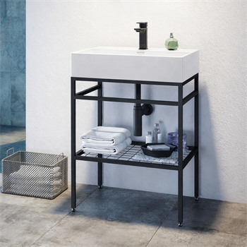 Orka Capetown 60 cm Banyo Dolabı Alt Modül ve Lavabo (Parlak Beyaz Lavabo), 5001122