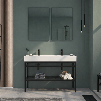 Orka CapeTown Banyo Dolabı Takımı, 120 cm (Parlak Beyaz Çift Lavabo), 5003247