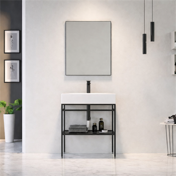 Orka CapeTown Banyo Dolabı Takımı, 60 cm (Parlak Beyaz Lavabo), 5000142