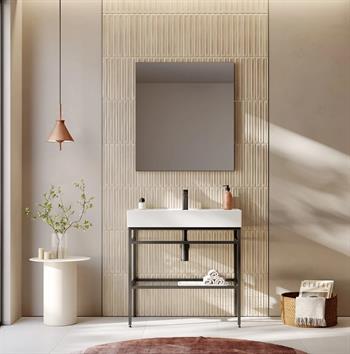 Orka CapeTown Banyo Dolabı Takımı, 80 cm (Parlak Beyaz Lavabo), 5003243