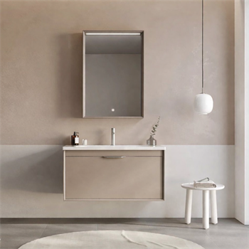 Orka Clay Banyo Dolabı Takımı, 100 cm, Sahra, 5002255