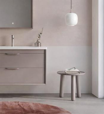 Orka Clay 100 cm Toprak Banyo Dolabı Alt Modül ve Lavabo (Çift Çekmeceli), 5004199