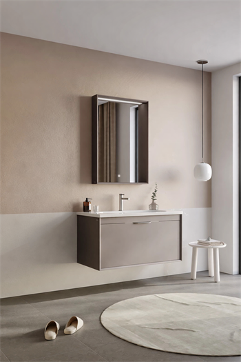 Orka Clay Banyo Dolabı Takımı, 100 cm, Toprak, 5002254