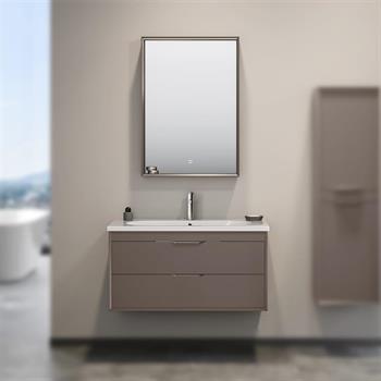 Orka Clay 100 cm Toprak Çekmeceli Banyo Dolabı Takımı