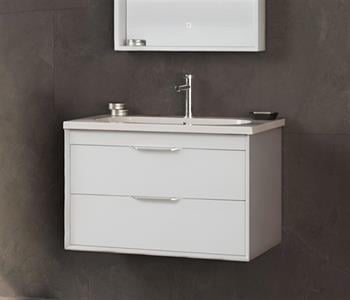 Orka Clay 65 cm Beyaz Banyo Dolabı Alt Modül ve Lavabo