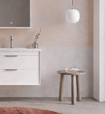 Orka Clay 65 cm Beyaz Banyo Dolabı Alt Modül ve Lavabo (Çift Çekmeceli), 5004379