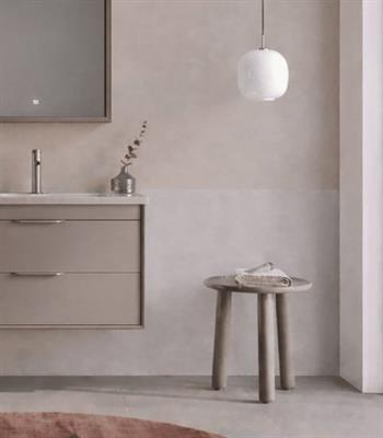 Orka Clay 65 cm Toprak Banyo Dolabı Alt Modül ve Lavabo (Çift Çekmeceli), 5004380