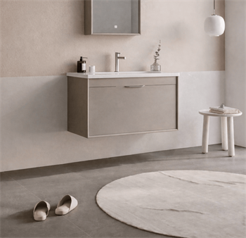Orka Clay 80 cm Sahra Banyo Dolabı Alt Modül ve Lavabo, 5002193