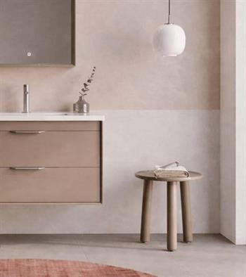 Orka Clay 80 cm Sahra Banyo Dolabı Alt Modül ve Lavabo (Çift Çekmeceli), 5004384