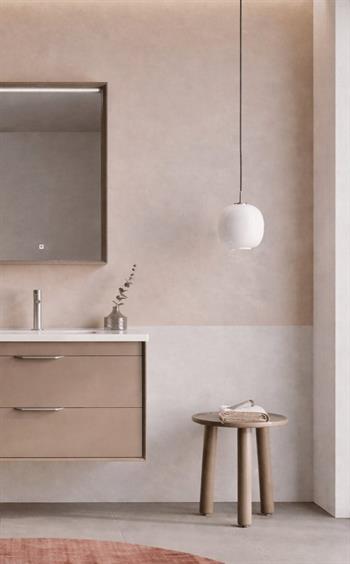 Orka Clay Banyo Dolabı Takımı, 80 cm, Sahra (Çift Çekmeceli), 5004366