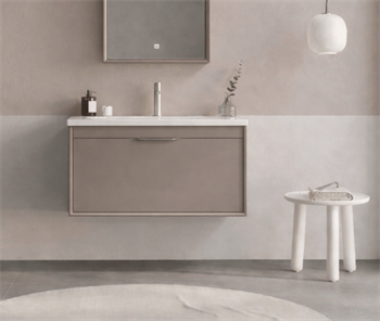 Orka Clay 80 cm Toprak Banyo Dolabı Alt Modül ve Lavabo, 5002192