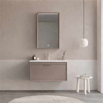 Orka Clay Banyo Dolabı Takımı, 80 cm, Toprak, 5002257