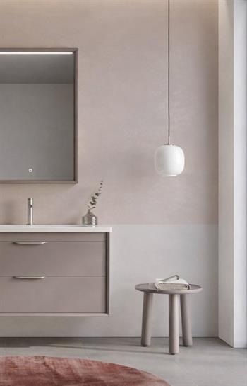 Orka Clay Banyo Dolabı Takımı, 100 cm, Toprak (Çift Çekmeceli), 5004368