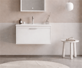 Orka Clay Banyo Dolabı Takımı, 65 cm, Beyaz, 5002197