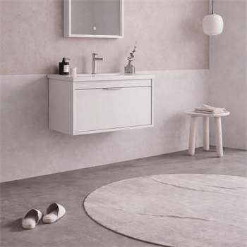 Orka Clay Banyo Dolabı Takımı, 65 cm, Beyaz, 5002197
