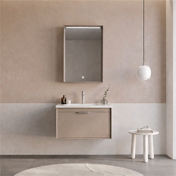 Orka Clay Banyo Dolabı Takımı, 65 cm, Sahra, 5002261