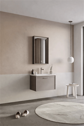 Orka Clay Banyo Dolabı Takımı, 65 cm, Toprak, 5002260