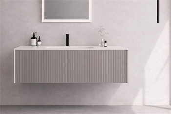 Orka Cube 100 cm Mat Vizon Banyo Dolabı Alt Modül ve Lavabo , 3009388