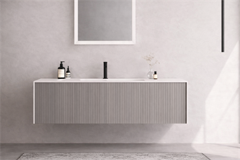 Orka Cube 120 cm Mat Vizon Banyo Dolabı Alt Modül ve Lavabo, 3000383