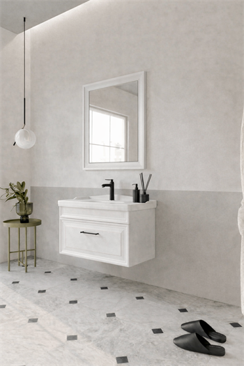 Orka Design 85 Cm Banyo Dolap Takımı Mat Kaşmir , 5005359