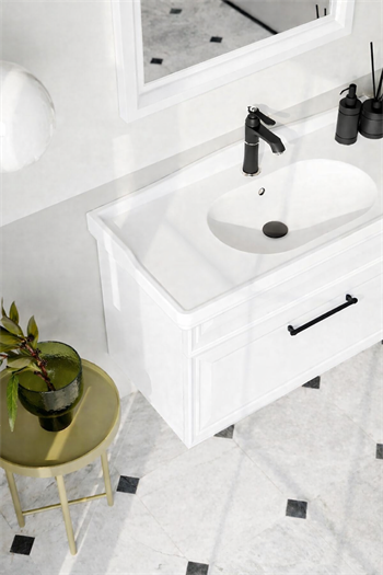 Orka Design Banyo Dolabı Takımı, 105 cm, Lake Mat Beyaz, 5000281