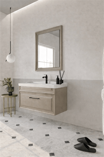 Orka Design Banyo Dolabı Takımı, 85 cm, Lake Mat Vizon, 5009219