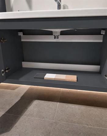 Orka Desna 50 cm, Mat Antrasit, Banyo Dolabı Takımı, (Düz Ayna), 5007927