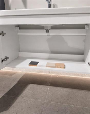 Orka Desna 50 cm, Mat Beyaz, Banyo Dolabı Takımı, (Düz Ayna), 5007919