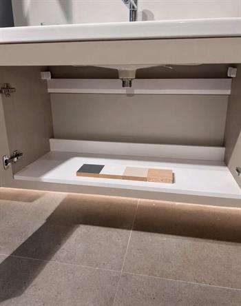 Orka Desna 60 cm, Çöl Beji, Banyo Dolabı Takımı, (Düz Ayna), 5008564