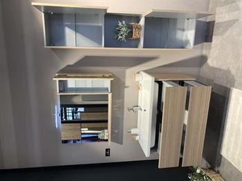 Orka Düden 100 cm Meşe Banyo Dolabı Takımı