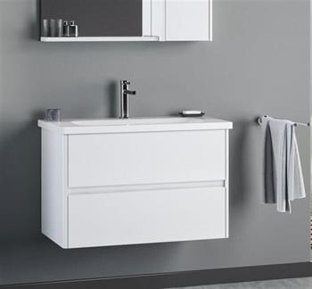 Orka Düden 80 cm Beyaz Banyo Dolabı Takımı